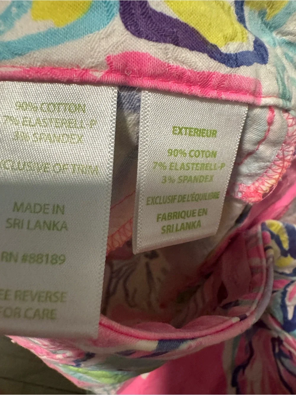Lilly Pulitzer Kelly Ankle Pants Swept By The Tides Floral Pink Size 0